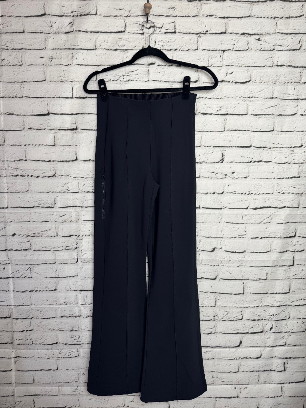Athleta Stellar Flare Trousers in classic black